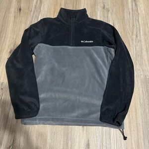 Columbia Black and Gray Fleece Jacket